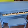 1963 Baby Blue Baldwin Hamilton Studio Piano - Upright - Studio Pianos